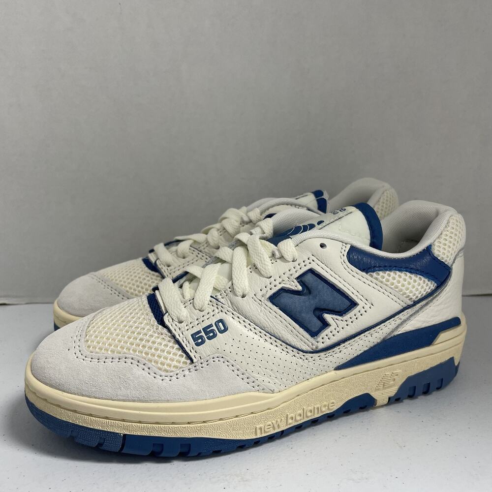 New Balance 550 Sea Salt Pack Blue Agate BB550CPD Size 5.5 Men Size 7 Women